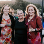 Professional videography photography group enjoying outdoor event