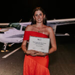 Professional videography photography and drone with night airplane