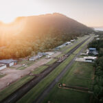 Professional videography photography and drone footage airport scene