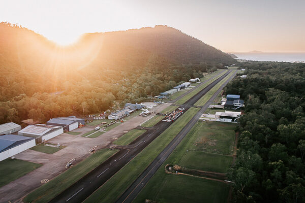 Professional videography photography and drone footage airport scene