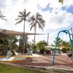 Professional videography photography and drone footage of playground