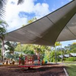 Professional videography photography and drone footage of a playground