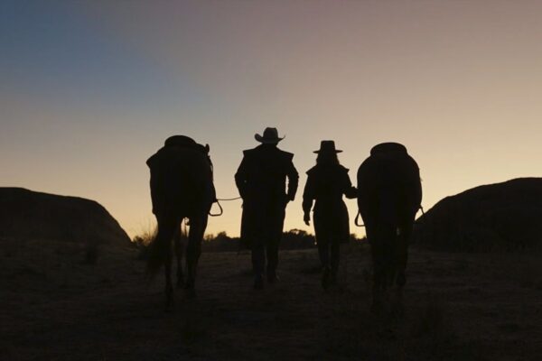 Professional videography and photography of cowboys at sunset