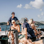 Professional videography photography and drone footage on a yacht