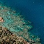 Professional videography of a stunning coastal landscape aerial view