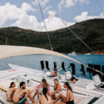 Professional videography photography and drone footage on a yacht