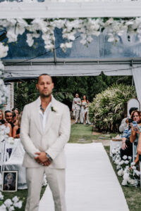 Professional videography, photography, drone footage at wedding