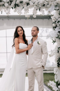 Professional videography capturing elegant wedding moments