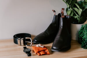 Professional videography showcasing fashion accessories on display