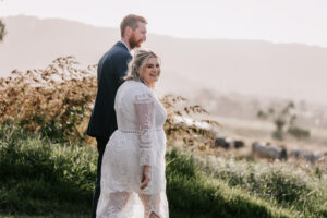 Professional videography, photography, and drone footage couple outdoors