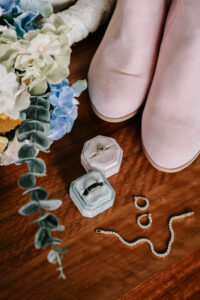 Professional videography wedding accessories floral arrangement