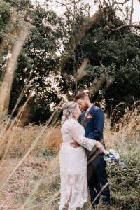 Professional videography photography and drone footage of wedding