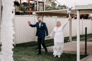 Professional videography photography and drone footage of wedding