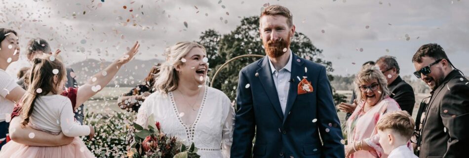 Professional videography photography and drone footage at wedding