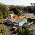 Professional videography, photography, drone footage of house construction