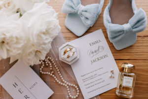 Professional videography photography and drone footage wedding setup