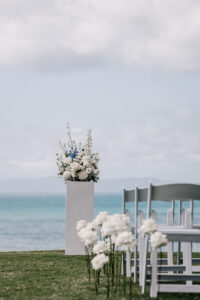 Professional videography, photography, outdoor wedding setup