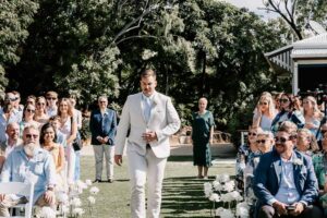 Professional videography, photography, and drone footage at wedding