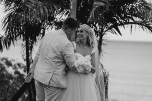 Professional videography photography and drone footage capturing wedding moment