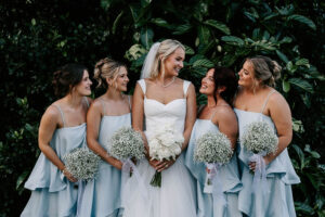 Professional videography photography and drone footage wedding scene