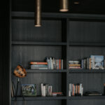 Professional videography photography and drone footage of library shelves