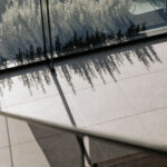 Professional videography outdoor modern architecture with shadows