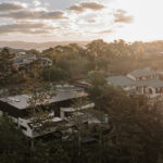 Professional videography, photography, and drone footage of scenic landscape at sunset