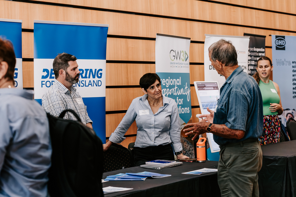 Delegates networking at the QCEF Proserpine event