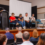 Professional videography panel discussion in community event