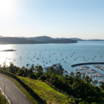 Professional videography photography and drone footage of a marina