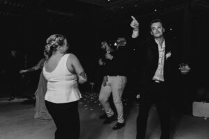 Professional videography capturing a lively dance floor moment