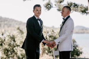 Professional videography, photography, and drone footage of wedding