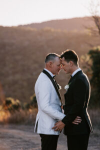 Professional videography photography and drone footage wedding scene