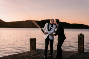 Professional videography photography and drone footage of a celebration