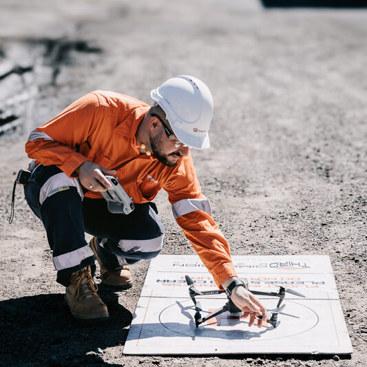 Mackay mine site drone operations